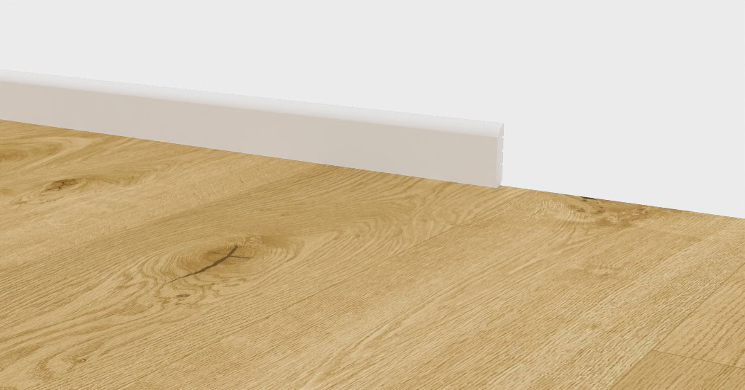 BUKOMA PROFI-60 bílá – s podlahou NEOERA 3D TEX U‑CLICK XXL Dub Karamelový